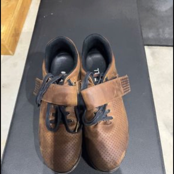 Brown leather nobull weightlifting shoes - Picture 4 of 8